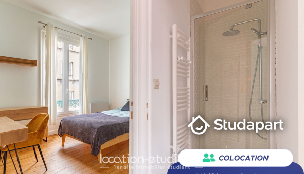 Colocation étudiante T4 &agrave; Rouen (76100)