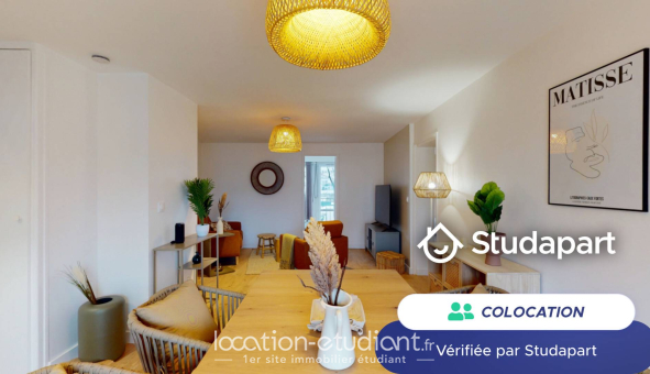 Colocation étudiante T4 &agrave; Rouen (76100)