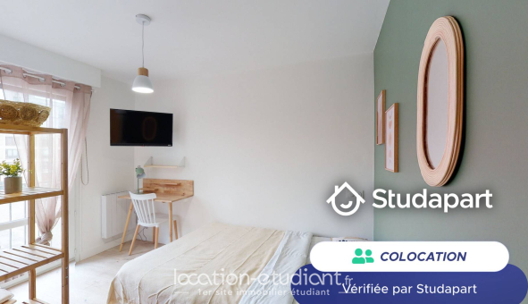 Colocation étudiante T4 &agrave; Rouen (76100)