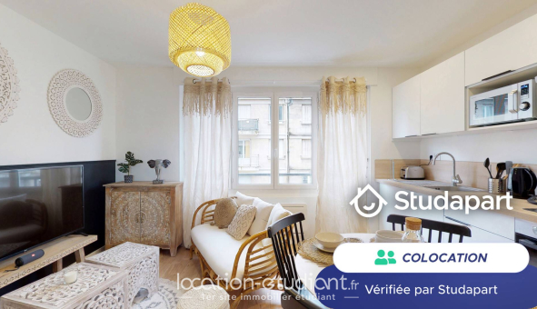 Colocation étudiante T4 &agrave; Rouen (76100)