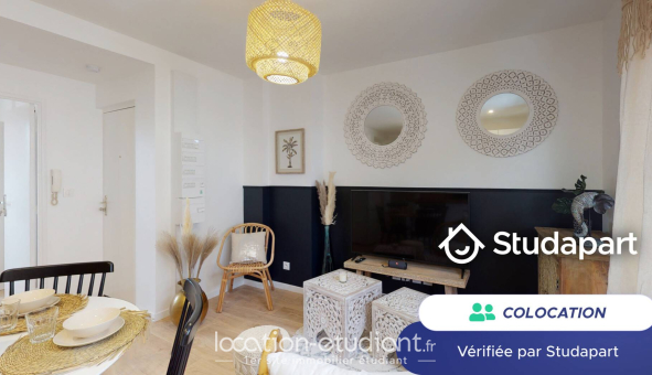 Colocation étudiante T4 &agrave; Rouen (76100)