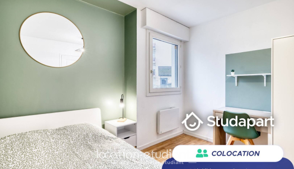 Colocation étudiante Studio &agrave; Rouen (76100)