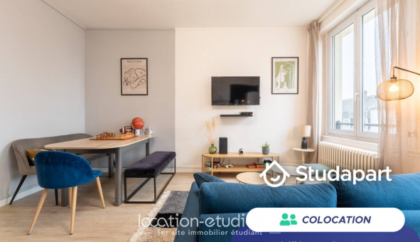 Colocation étudiante Studio &agrave; Rouen (76100)