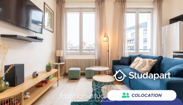 Colocation étudiante Studio &agrave; Rouen (76100)