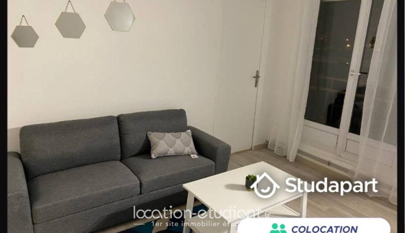Colocation étudiante Studio &agrave; Rouen (76100)