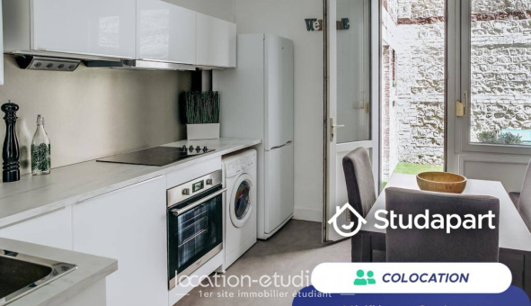 Colocation étudiante Studio &agrave; Rouen (76100)