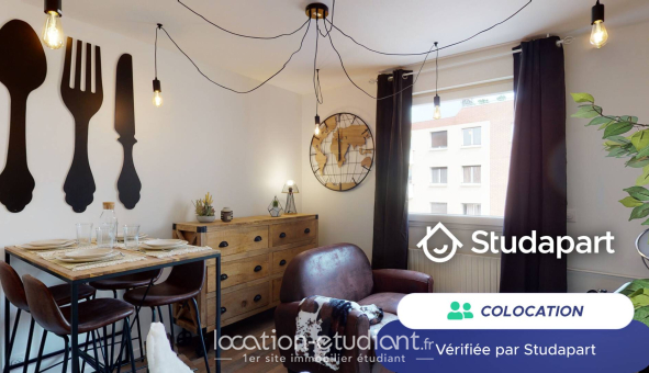 Colocation étudiante T3 &agrave; Rouen (76100)