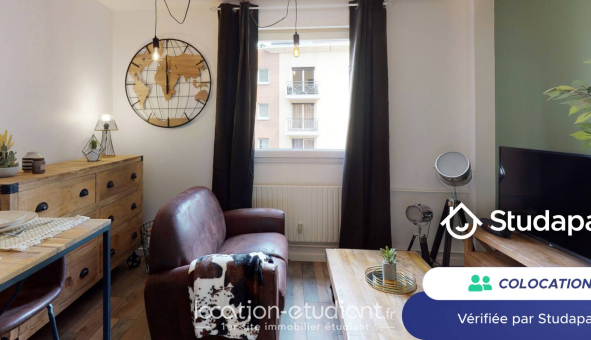 Colocation étudiante T3 &agrave; Rouen (76100)