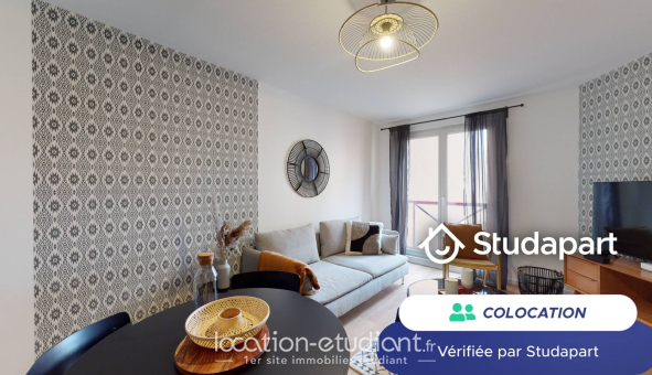 Colocation étudiante T3 &agrave; Rouen (76100)