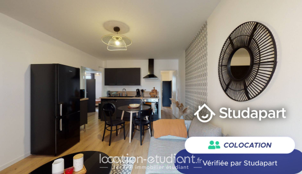 Colocation étudiante T3 &agrave; Rouen (76100)