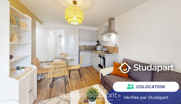 Colocation étudiante T3 &agrave; Rouen (76100)