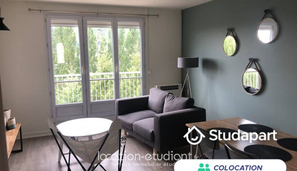 Colocation étudiante T4 &agrave; Rouen (76100)