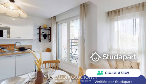 Colocation étudiante T2 &agrave; Rouen (76100)