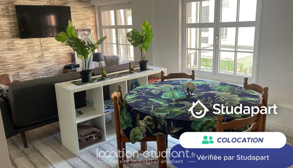 Colocation étudiante T4 &agrave; Rouen (76100)