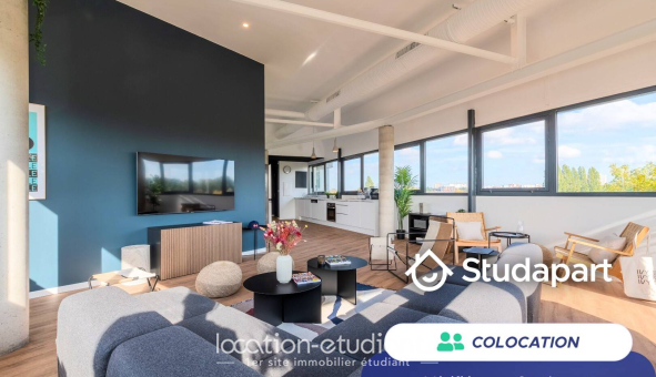 Colocation étudiante Studio &agrave; Saint André lez Lille (59350)