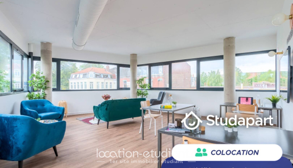 Colocation étudiante Studio &agrave; Saint André lez Lille (59350)
