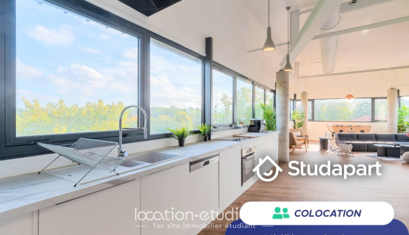 Colocation étudiante Studio &agrave; Saint André lez Lille (59350)