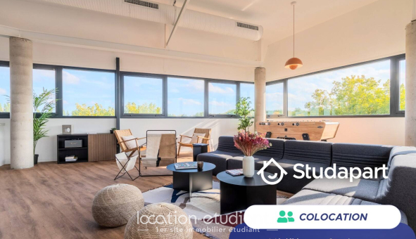 Colocation étudiante Studio &agrave; Saint André lez Lille (59350)
