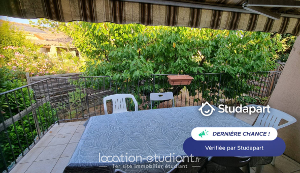 Colocation étudiante Studio &agrave; Saint Cannat (13760)