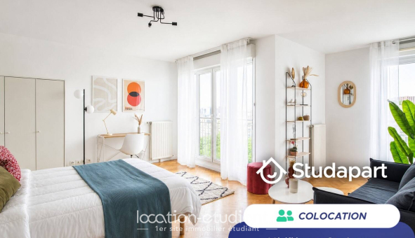Colocation étudiante T4 &agrave; Saint Denis (93210)
