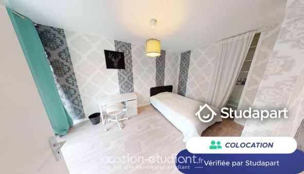 Colocation étudiante Studio &agrave; Saint Étienne du Rouvray (76800)