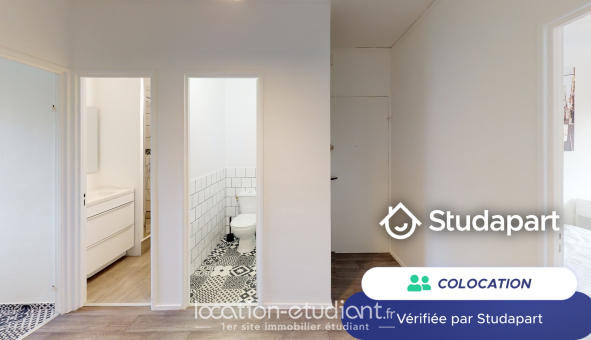 Colocation étudiante Studio &agrave; Saint Étienne du Rouvray (76800)