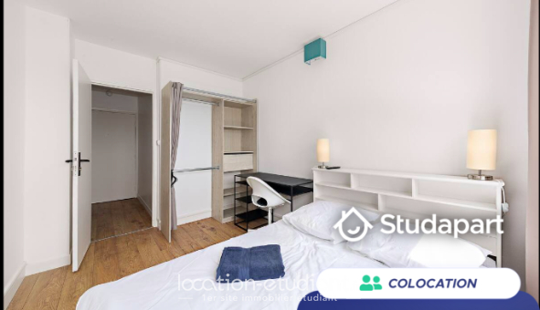 Colocation étudiante Studio &agrave; Saint Étienne du Rouvray (76800)