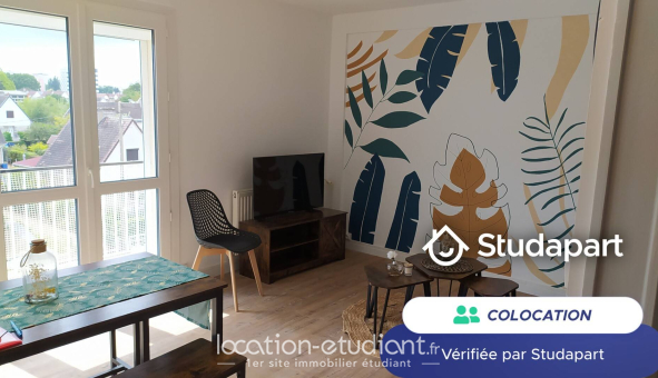 Colocation étudiante Studio &agrave; Saint Étienne du Rouvray (76800)