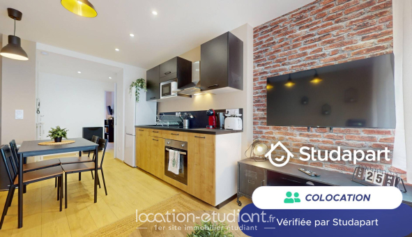 Colocation étudiante Studio &agrave; Saint Étienne (42100)