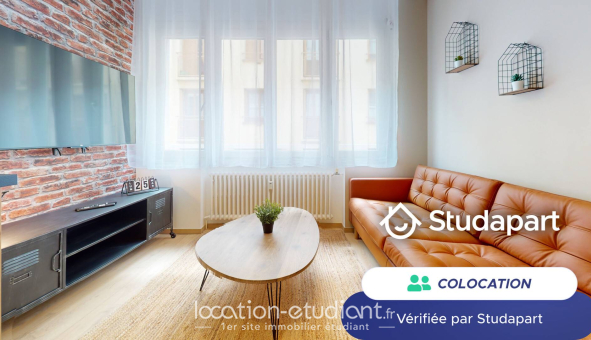 Colocation étudiante Studio &agrave; Saint Étienne (42100)