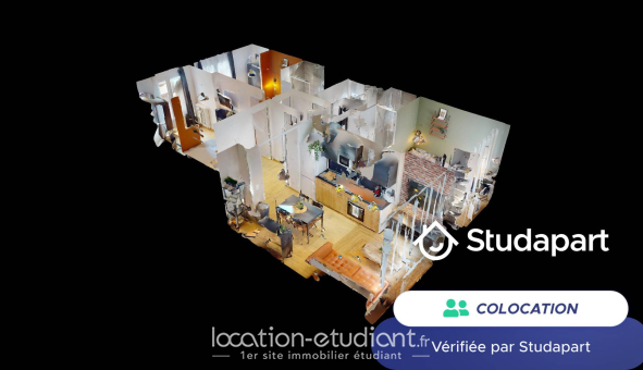 Colocation étudiante Studio &agrave; Saint Étienne (42100)