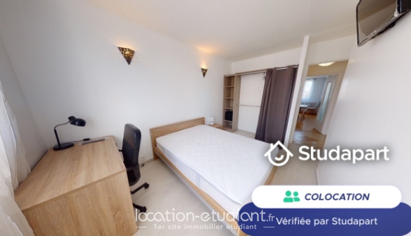 Colocation étudiante T1 &agrave; Saint Étienne (42100)