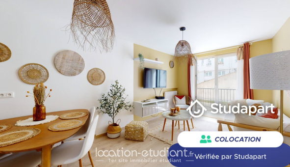 Colocation étudiante T4 &agrave; Saint Étienne (42100)