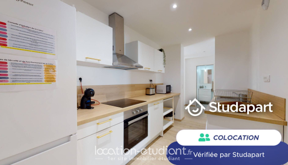 Colocation étudiante T4 &agrave; Saint Étienne (42100)