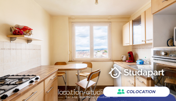 Colocation étudiante T4 &agrave; Saint Étienne (42100)