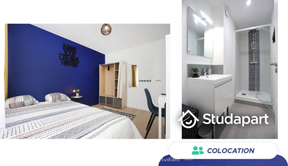 Colocation étudiante T4 &agrave; Saint Herblain (44800)