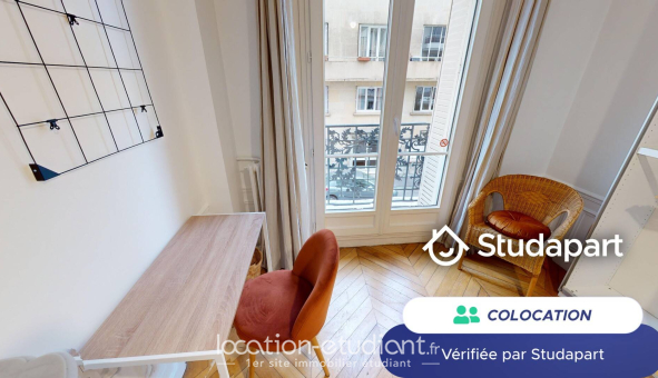 Colocation étudiante Studio &agrave; Saint Mandé (94160)