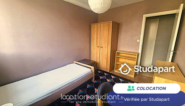 Colocation étudiante Studio &agrave; Saint Martin d'Hères (38400)