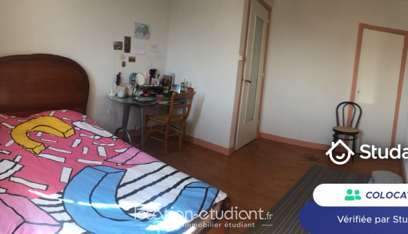 Colocation étudiante T4 &agrave; Saint Martin d'Hères (38400)