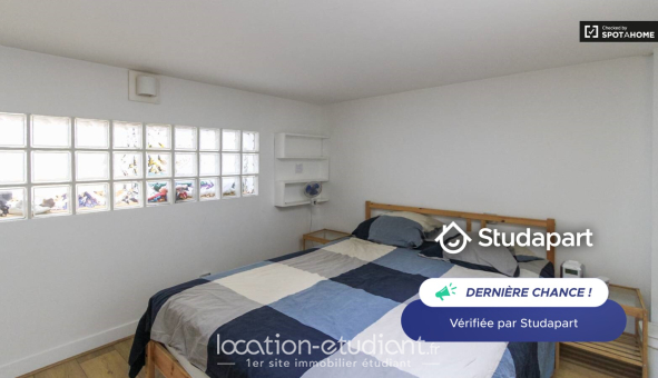 Colocation étudiante Studio &agrave; Saint Ouen (93400)