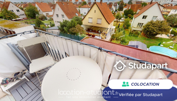 Colocation étudiante Studio &agrave; Strasbourg (67000)