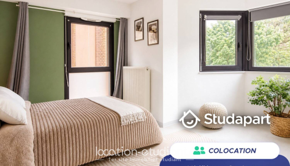 Colocation étudiante Studio &agrave; Strasbourg (67000)