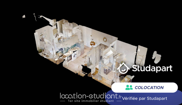 Colocation étudiante Studio &agrave; Strasbourg (67000)