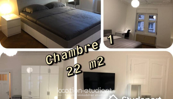 Colocation étudiante Studio &agrave; Strasbourg (67000)