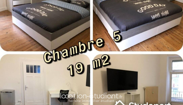 Colocation étudiante Studio &agrave; Strasbourg (67000)