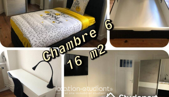 Colocation étudiante Studio &agrave; Strasbourg (67000)