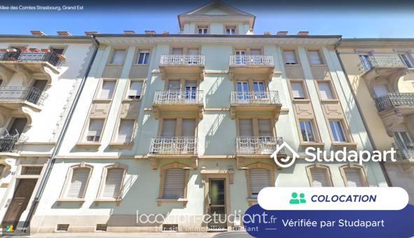Colocation étudiante T3 &agrave; Strasbourg (67000)