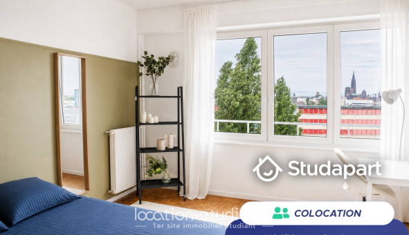 Colocation étudiante T4 &agrave; Strasbourg (67000)
