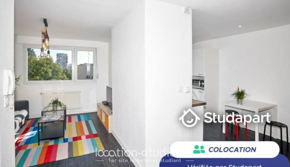 Colocation étudiante T4 &agrave; Strasbourg (67000)