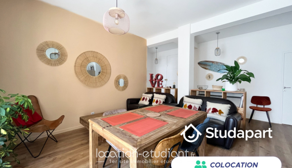 Colocation étudiante T4 &agrave; Toulon (83200)